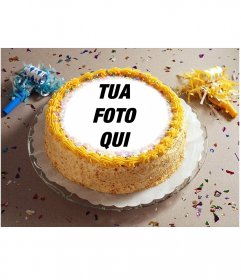 Metti La Tua Foto Su Una Torta Di Compleanno Con Questo Montaggio Online Fotoeffetti