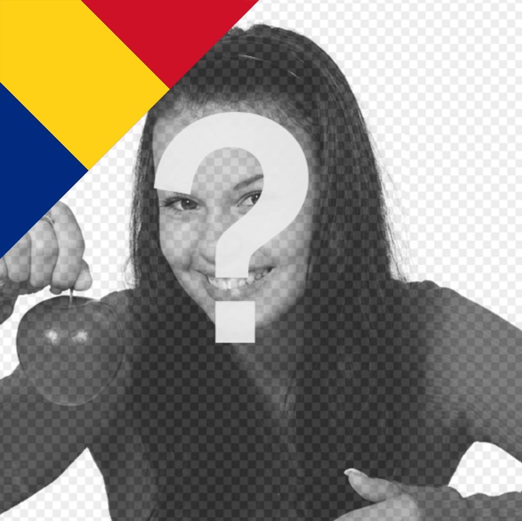 Romania flag per mettere in un angolo della foto di ..