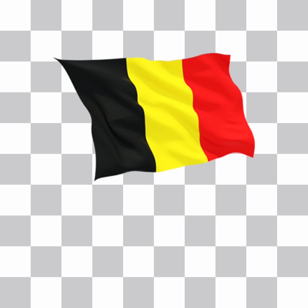 Belgio Bandiera Per Mettere Su La Tua Foto Fotoeffetti